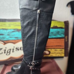 Zigi Soho Black Over the Knee Boots